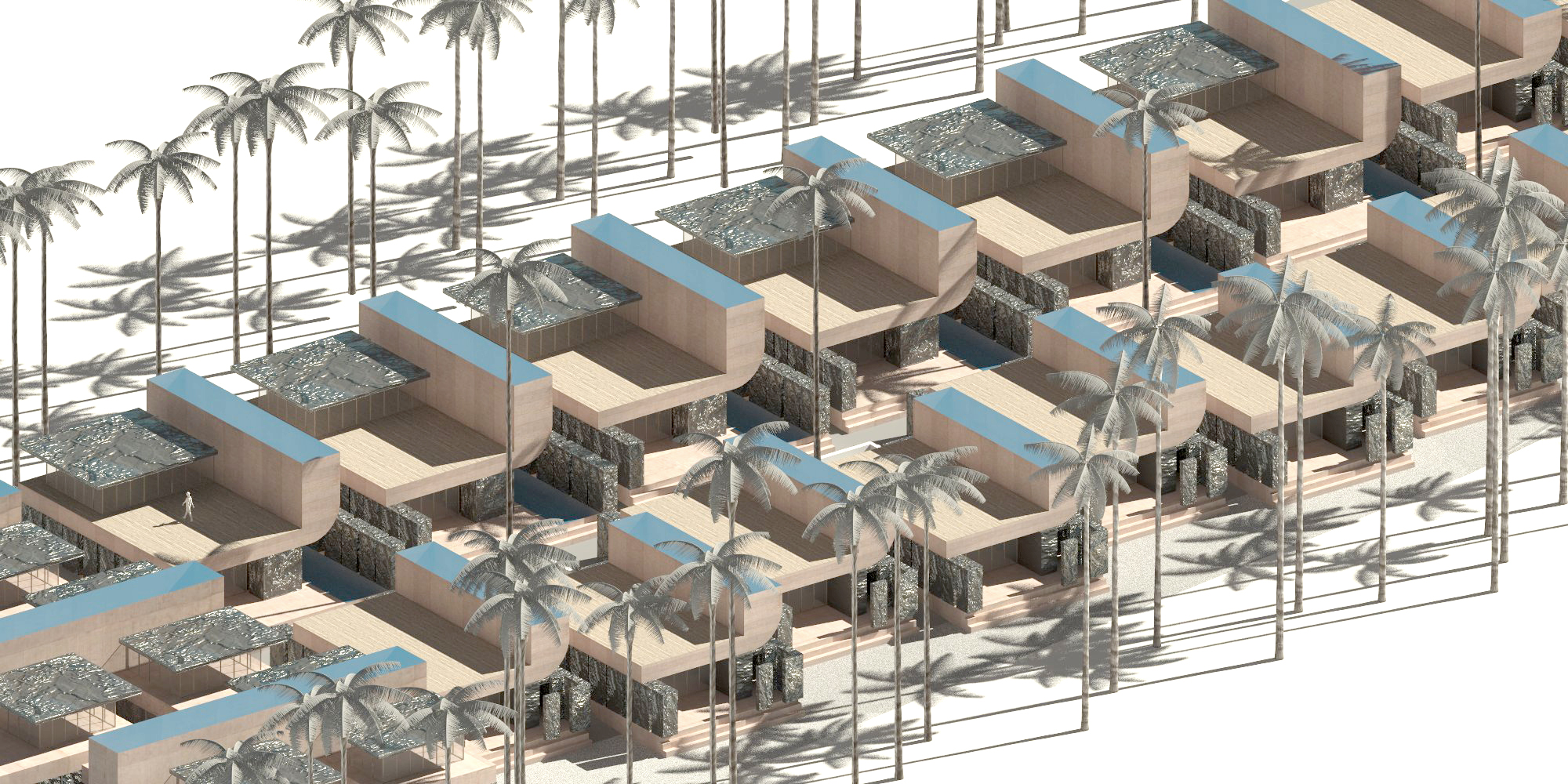 spatial practice architecture office Los Angeles Hong Kong Acts Hotel Hua Hin Thailand birds view
