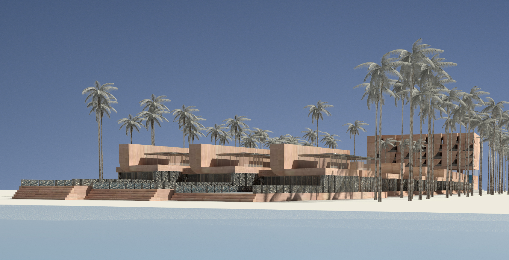spatial practice architecture office Los Angeles Hong Kong Acts Hotel Hua Hin Thailand view from sea