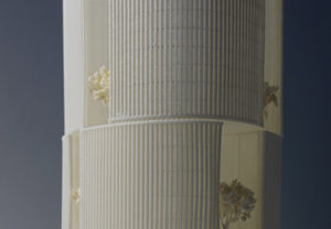 spatial practice architecture office Los Angeles Hong Kong Hengqin exchange square mixused tower zhuhai china model closeup