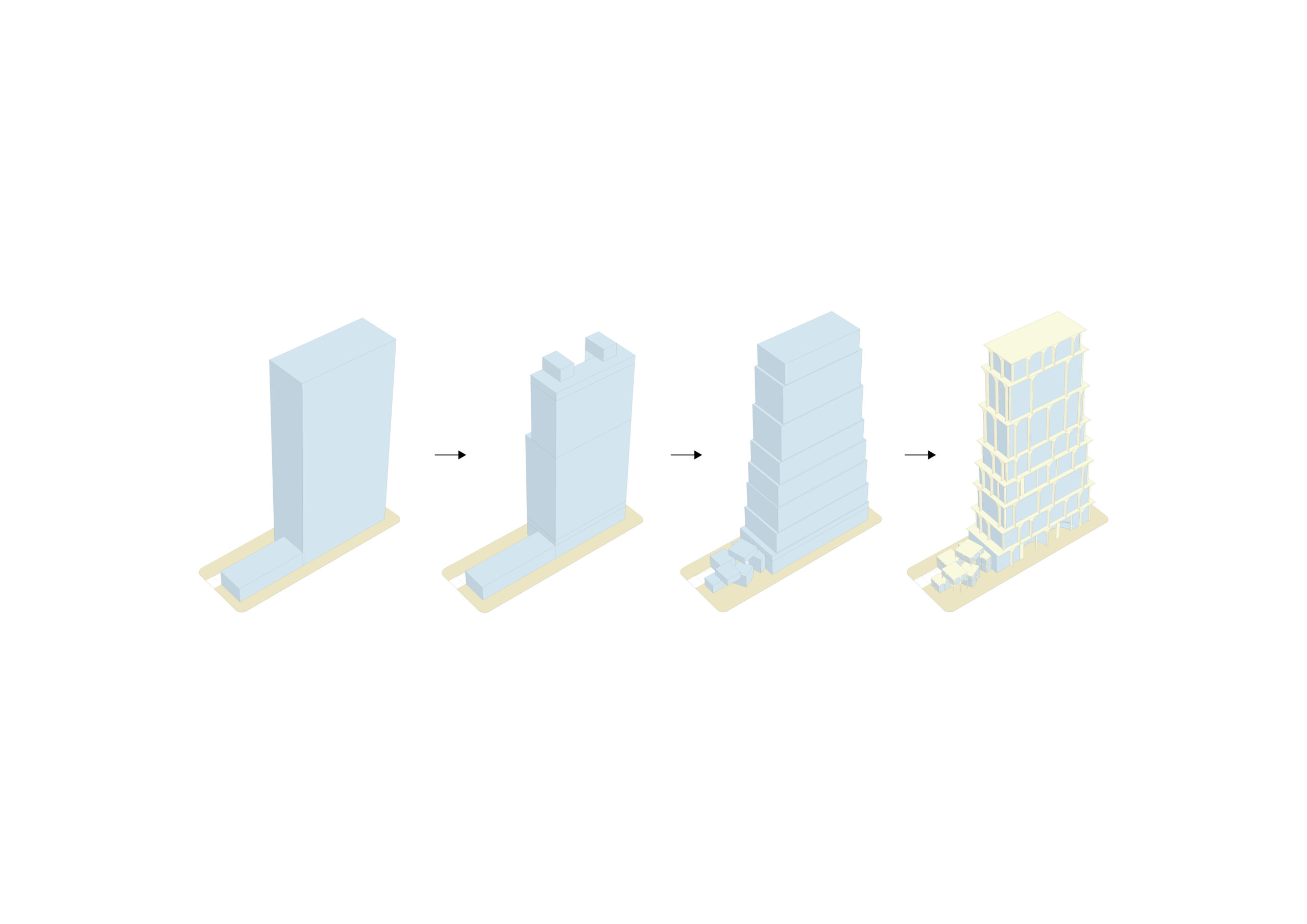 spatial practice architecture office Los Angeles Hong Kong arcade residential tower kaohsiung taiwan axonometric concept