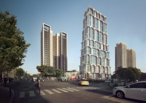 spatial practice architecture office Los Angeles Hong Kong arcade residential tower kaohsiung taiwan corner street day