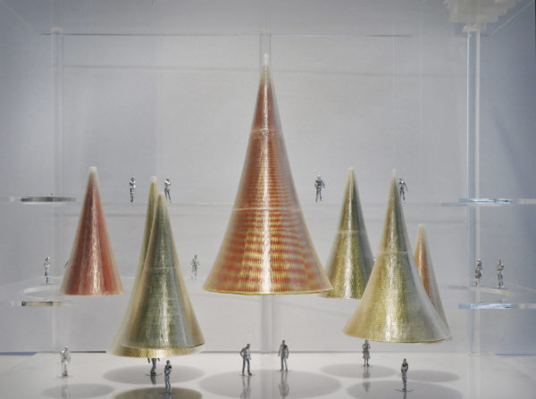 practice architecture office Los Angeles Hong Kong glowing trees art installation ifc hong kong model levels