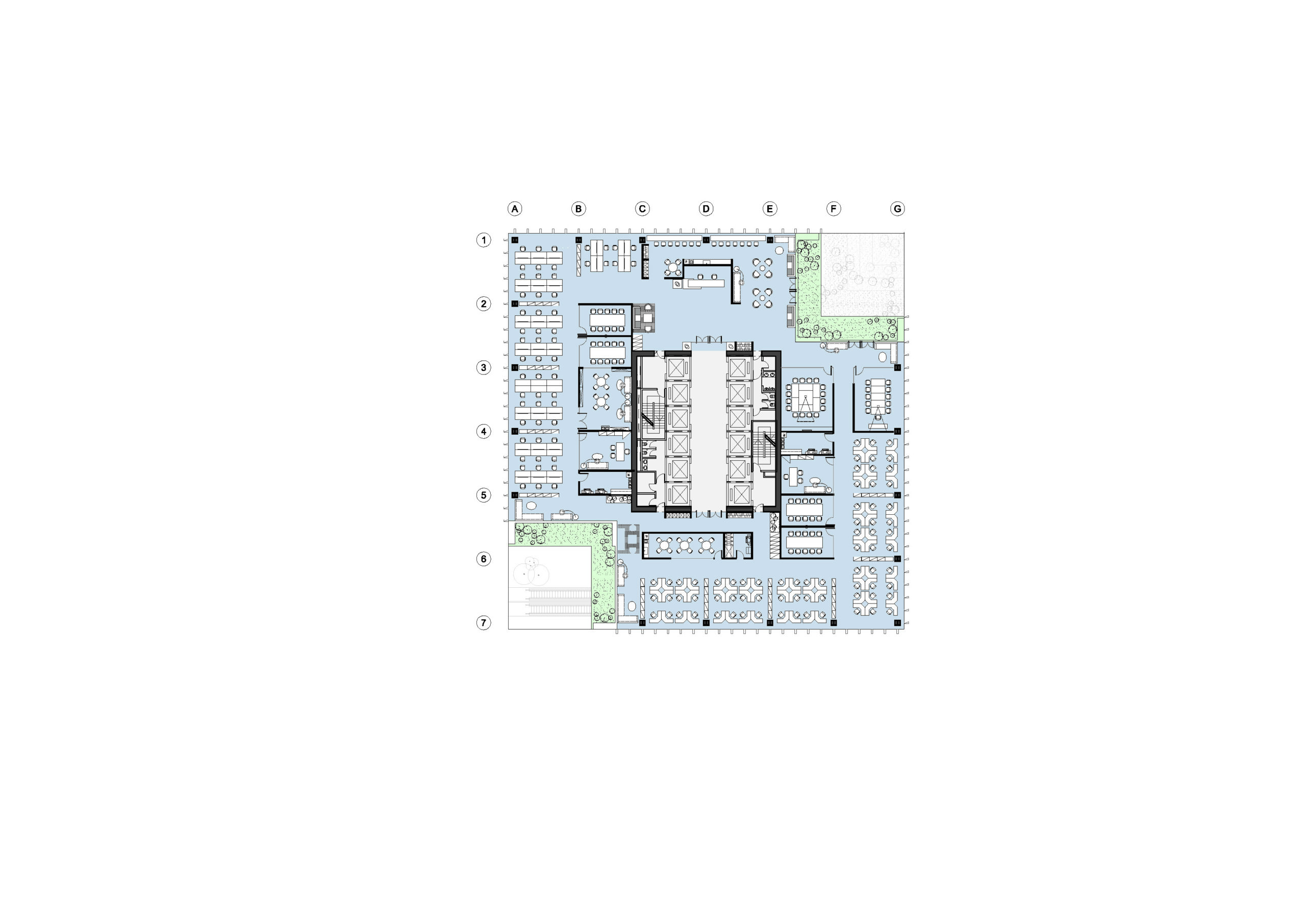 spatial practice architecture office Los Angeles Hong Kong harbin twin towers harbin china plan middle