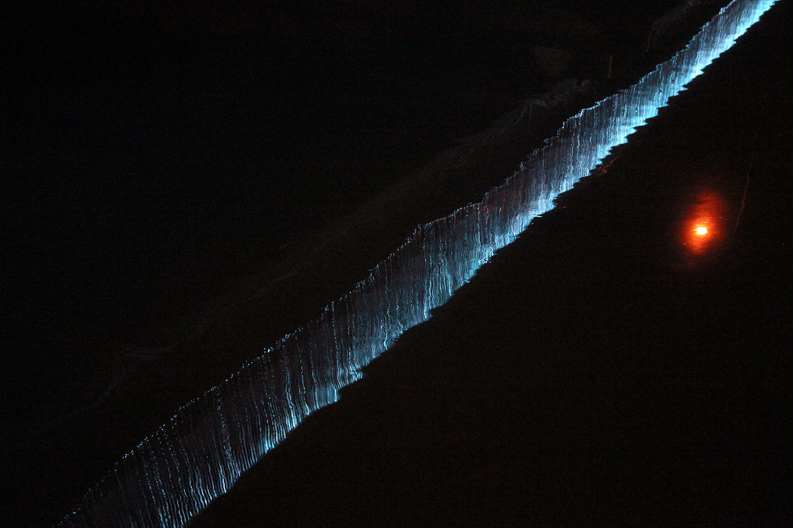spatial practice architecture office Los Angeles Hong Kong indigo digital waterfall light installation tokushima japan red moon