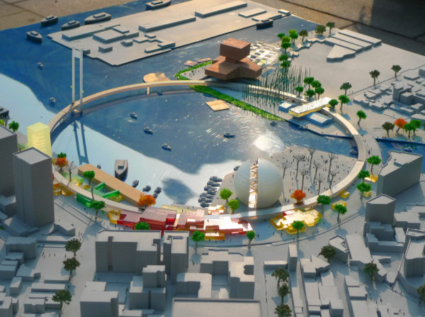 spatial practice architecture office Los Angeles Hong Kong maritime pop center master plan tower kaohsiung taiwan view