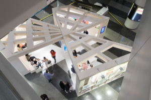 spatial practice architecture office Los Angeles Hong Kong museum plus pavilion art basel hong kong view up