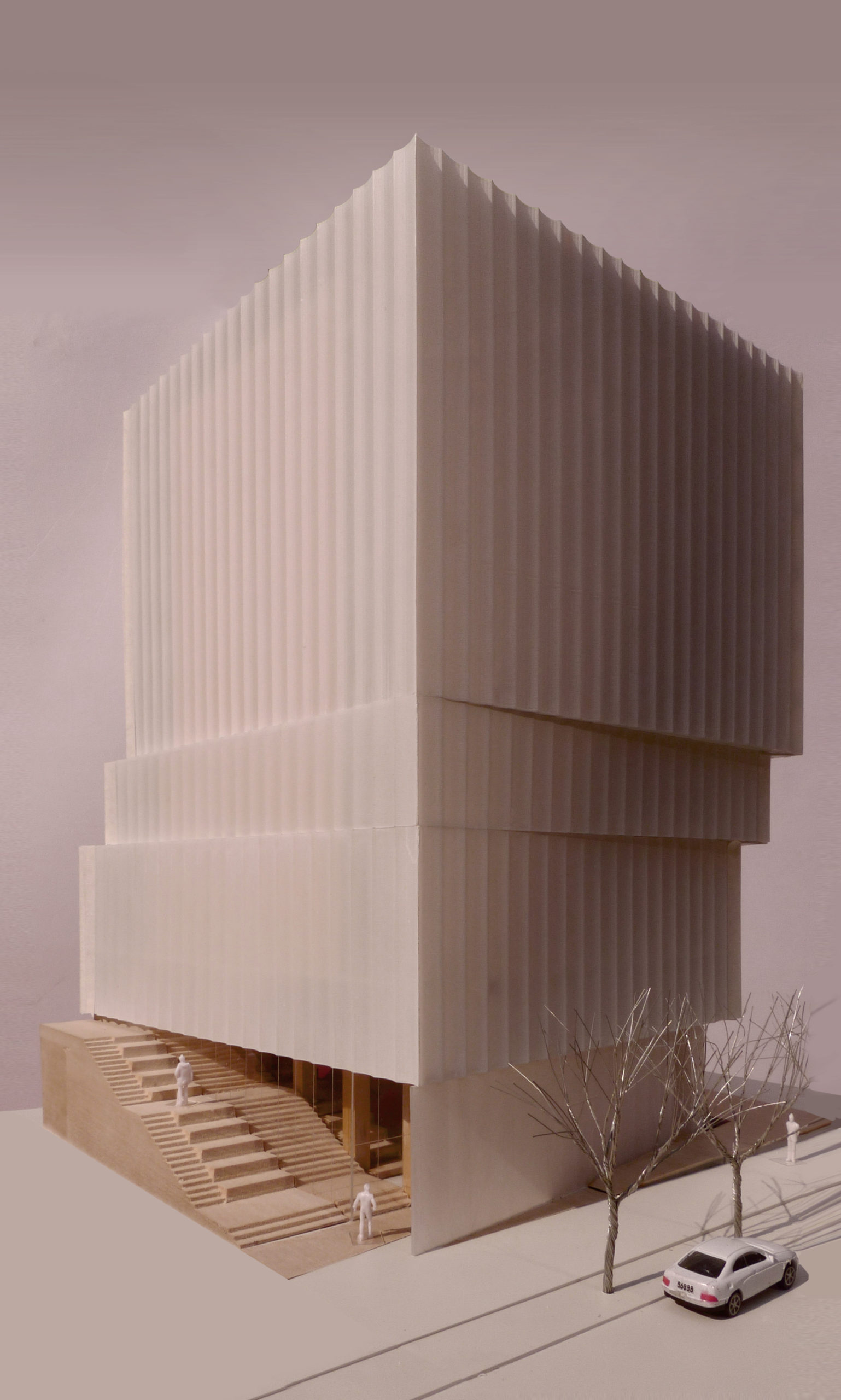 spatial practice architecture office Los Angeles Hong Kong taiwan lighting showroom taichung taiwan model facade on off