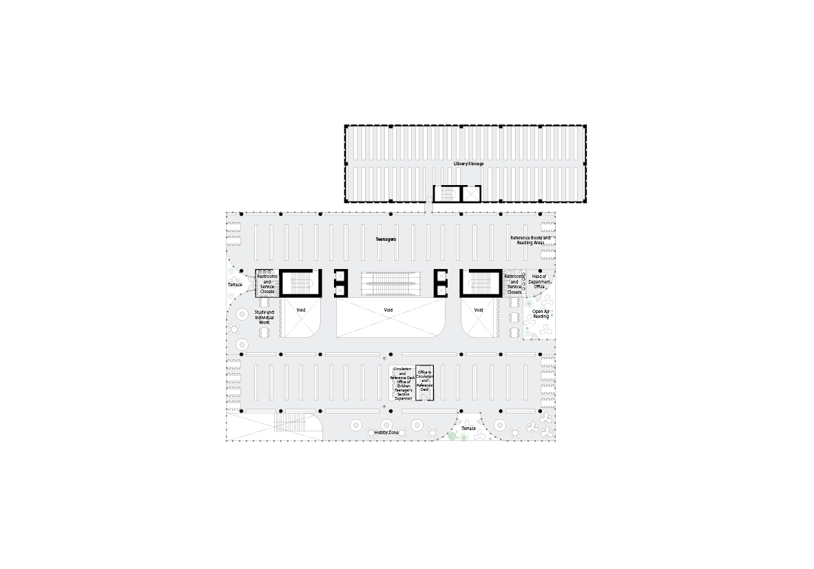 spatial practice architecture office Los Angeles Hong Kong varna public library varna bulgaria plan 03