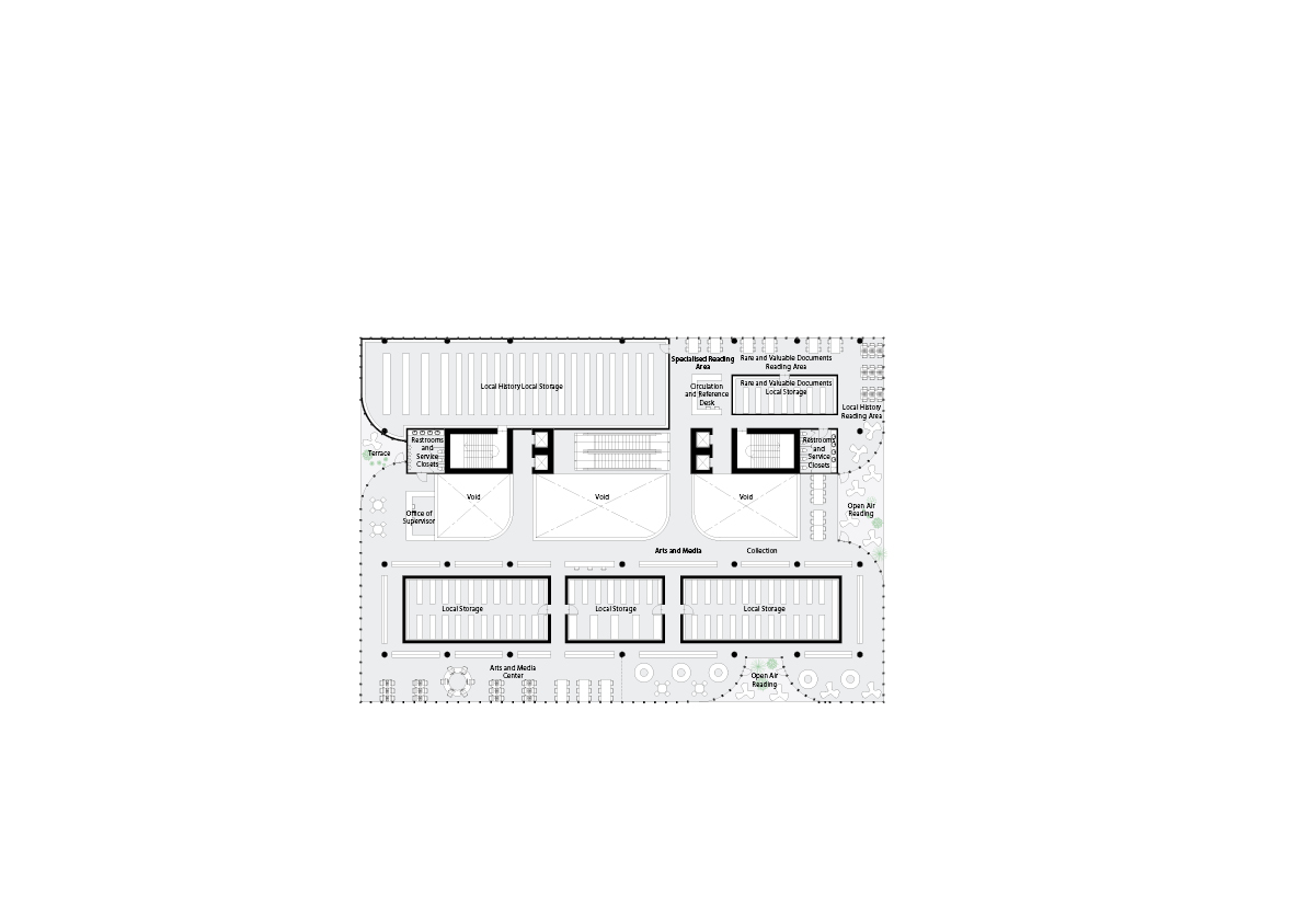 spatial practice architecture office Los Angeles Hong Kong varna public library varna bulgaria plan 05