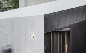 spatial practice architecture office Los Angeles Hong Kong Fleur de sel restaurant entry view