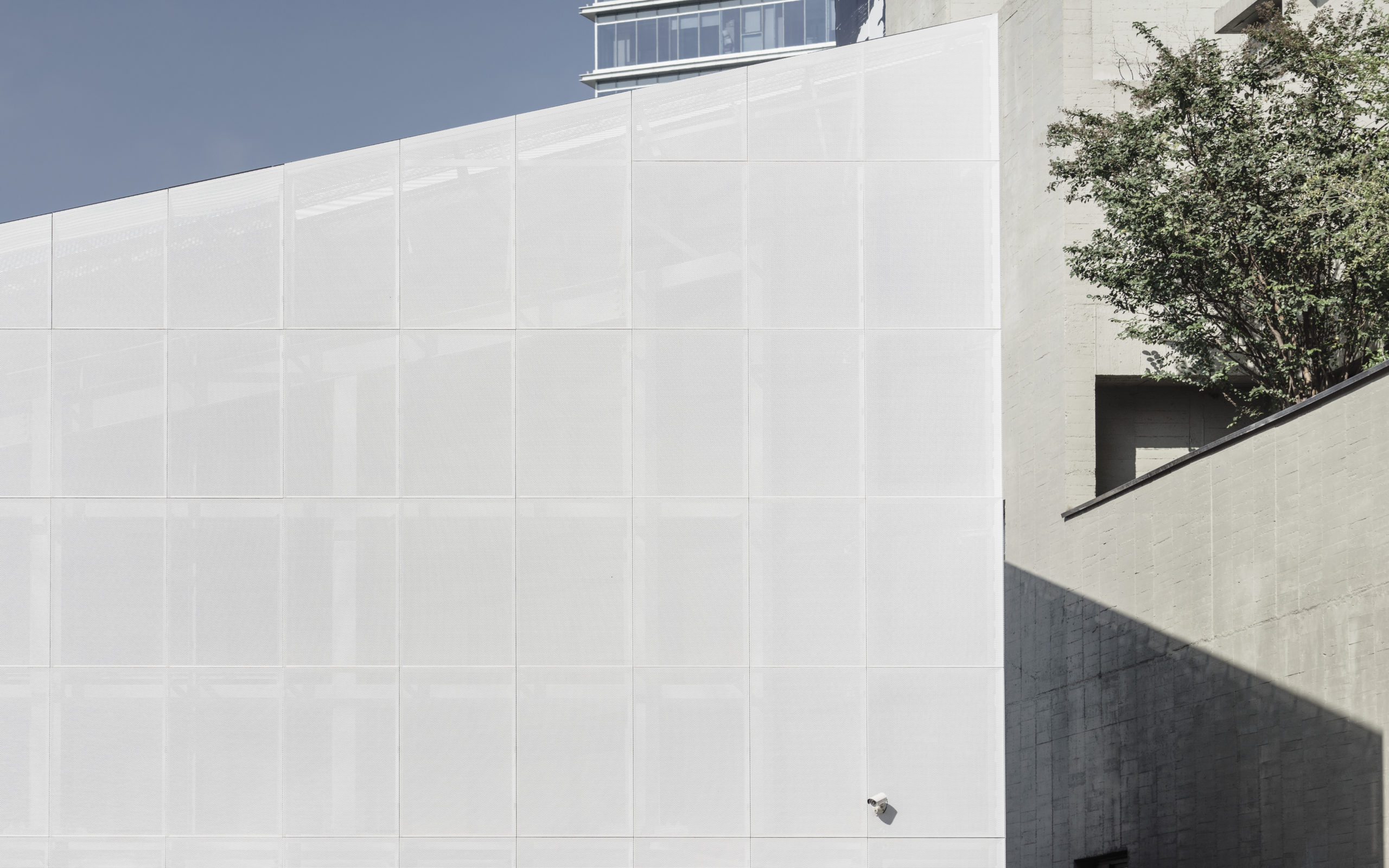 spatial practice architecture office Los Angeles Hong Kong Fleur de sel restaurant taichung taiwan white perforated meta side