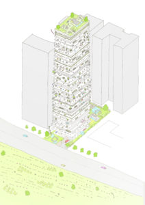 spatial practice architecture office Los Angeles Hong Kong one more residential tower Kaohsiung taiwan concept green living