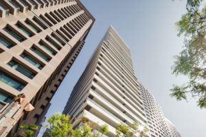 spatial practice architecture office Los Angeles Hong Kong one more residential tower Kaohsiung taiwan tower view below